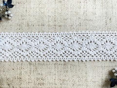 Кружево хлопковое/Тесьма вязаная, ш. 4,3-4,5 см