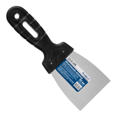 12-0-108 Шпательная лопатка нержавеющая сталь 0,5мм, пластиковая рукоятка, 80мм (РемоКолор)