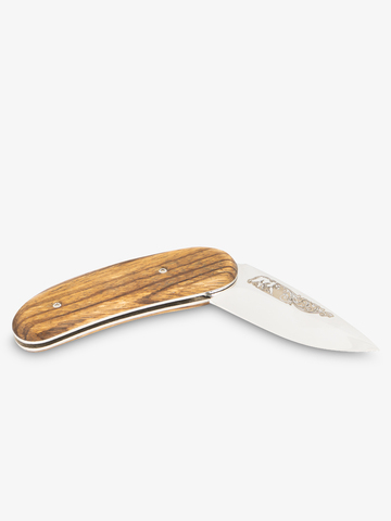 Нож «Северный» (сталь 95х18, стабилизированный орех)