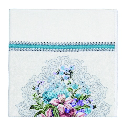 Полотенце 75x150 Feiler Josephine 231 seagreen бирюзовое