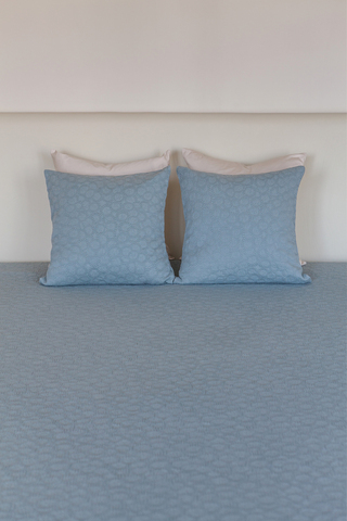 Наволочка декоративная 47х47см Luxberry Moss голубая