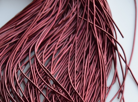 Канитель гладкая бургунди 1мм (№2012)
