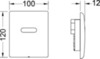 Панель смыва для писсуара инфракрасная TECE TECEplanus Urinal 9242357