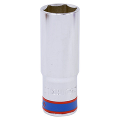 KING TONY (423521M) Головка торцевая глубокая шестигранная 1/2", 21 мм