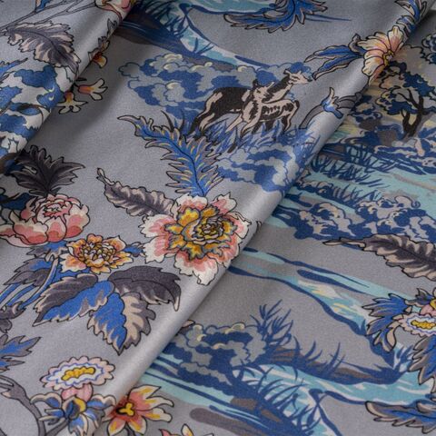 Наволочка 50x70 Mollen Заря в светло-серый хлопковая