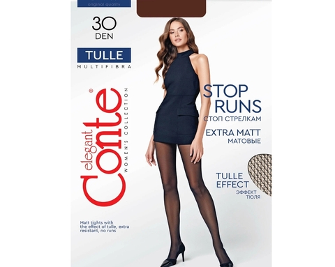 Колготки женские 30 Den Tulle, p.4 Chocolate Conte
