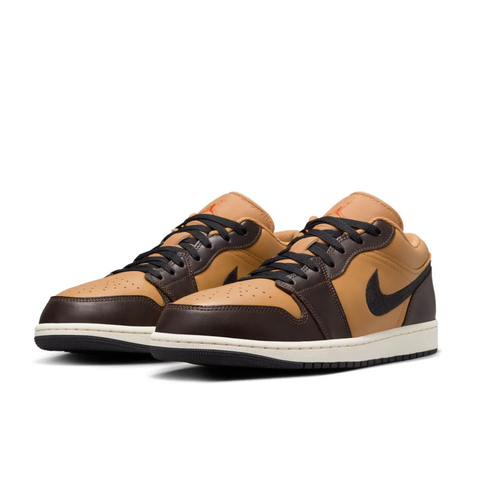 Air Jordan 1 Low SE Shoes 'Flax/Baroque Brown'