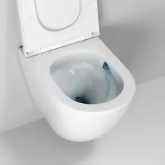 Унитаз подвесной Grossman GR-4411SQ Tornado безободковый с сиденьем микролифт 520x365x360