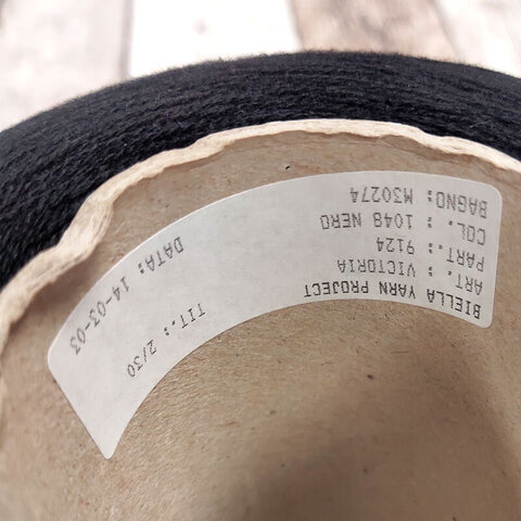 Меринос BIELLA YARN VICTORIA 2/30 черный