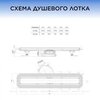Bettoserb Confluo Frameless Line 13701233-NEW Душевой лоток 850 мм