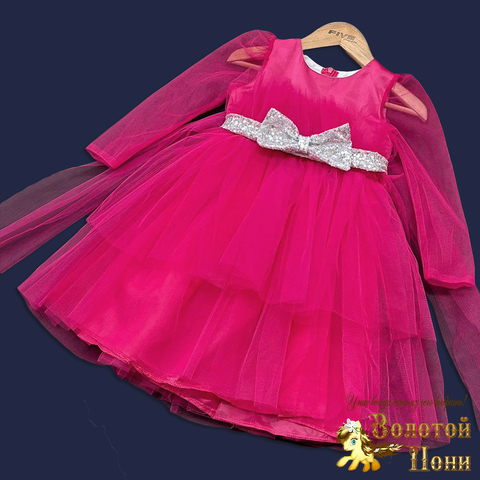Платье нарядное д (3-6) 251112-R6074