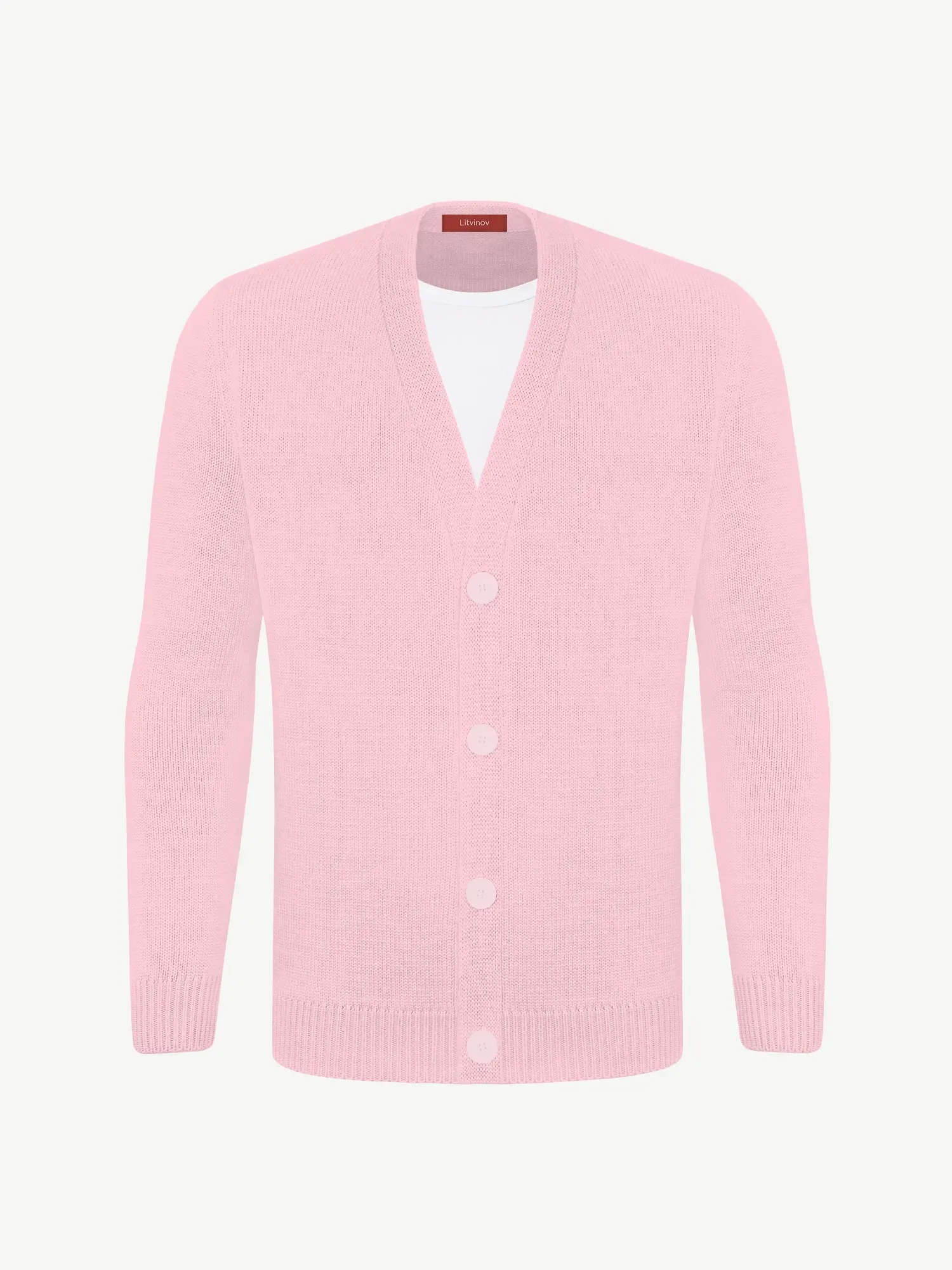 Кардиган с пуговицами из шелка