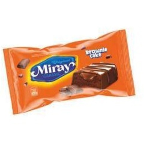 Кекс глазир.с шок.начинкой Brownie Cake Miray 25гр
