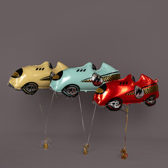 К Фигура, Гоночная машина, Формула 1, Голубой, 43''/109 см, 1 шт.