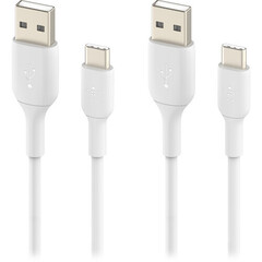 Кабель Belkin Cable Boostcharge USB-C To USB-A 2шт, 1м, белый