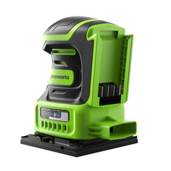 Плоская шлифмашина Greenworks G24SS14 24V аккумуляторная, без АКБ и ЗУ