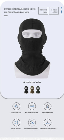 Картинка балаклава Skully Wear BLA-130 black - 9