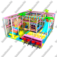 Детский игровой лабиринт «Теремок препятствий»