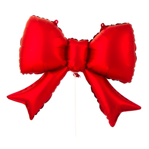 К Мини-фигура Бант красный сатин, 21