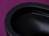 Ceramica Nova Ulma CN4006TMB Подвесной унитаз c ультра тонким сидением с микролифтом, цвет: черный матовый