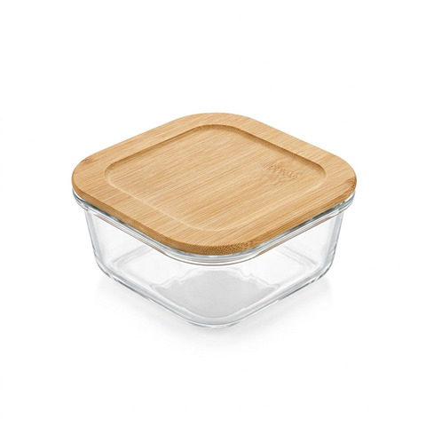 Контейнер стеклянный Fårö, квадратной формы, с крышкой, 520 мл