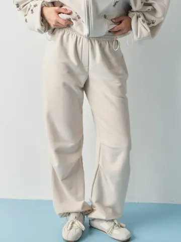 Брюки АУРА, молочный