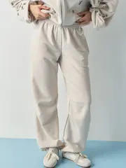 Брюки АУРА, молочный