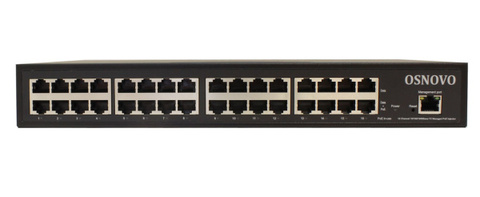 Инжектор PoE OSNOVO Midspan-16/250RGM