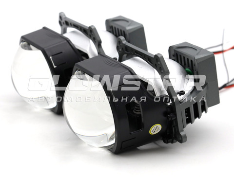 Билед модули Aozoom X9 (прямоугольные) 3.0 дюйма, 12V 52/57W, 4300/4600Lm (комплект, 2шт)