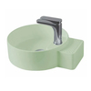 ArtCeram CAL004 35 00 ArtCeram  Cartesio  Раковина настольная 44х36 см, c отверстием под смеситель, цвет зеленый глянцевый (Не производится)