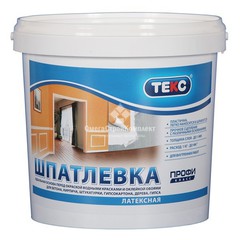 ТЕКС Шпаклевка латексная для внутренних работ класс ПРОФИ (1,5кг)