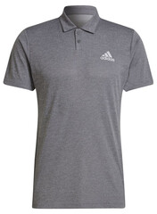 Поло теннисное Adidas HEAT.RDY Polo M - grey three/white