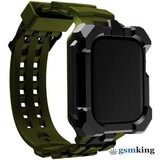 Element Case Special Ops Band for Apple Watch 7 45mm Black/Olive (Черный/зелёный)