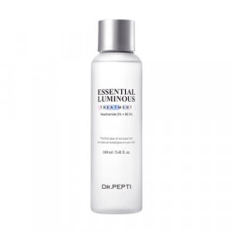 Тонер-лосьон с ниацинамидом для ровного тона и сияния кожи DR.PEPTI ESSENTIAL LUMINOUS TREATMENT (160ML)