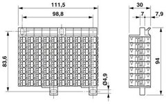 FTMC 1,5/80-2 /BU-Сотовая клемма