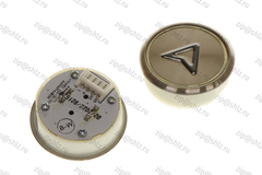 Кнопка (кнопочный модуль) BBP-R331-CMPLT-S-W-ARR-C "Стрелка", круглая, статическая белая подсветка.