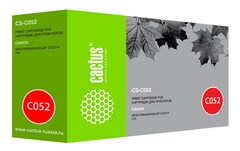 Картридж лазерный Cactus CS-C052 Cartridge 052 черный (3100стр.) для Canon Canon MF421, 426, 428, 429, LBP 212, 214, 215