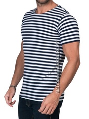 Купить футболку-тельняшку ВМФ - Магазин тельняшек.ру 8-800-700-93-18Футболка-тельняшка прямая (темно-синяя полоса) в Магазине тельняшек