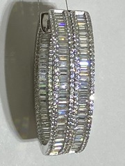 Конго (серьги из серебра)