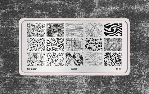 Пластина для стемпинга Go! Stamp 107 Fabric