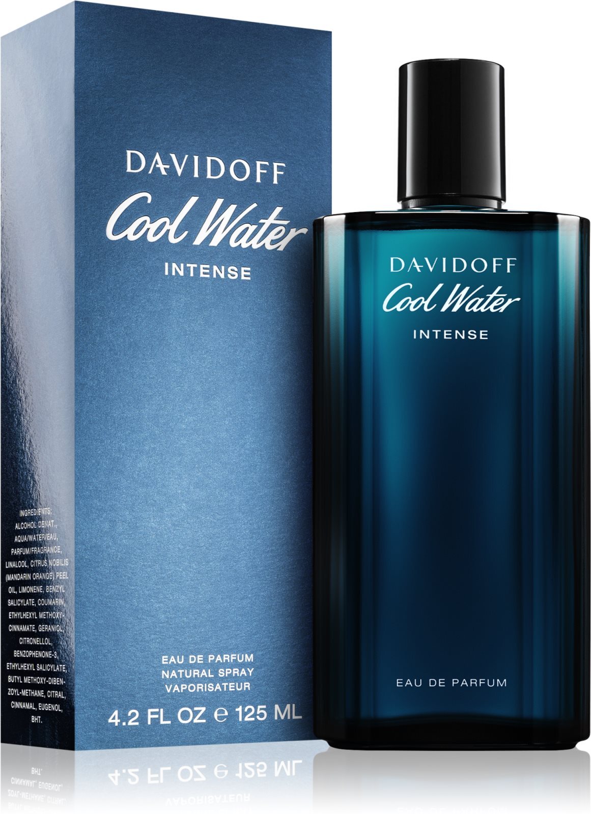 Кул ватер мужской. Davidoff cool Water intense. Духи Davidoff cool Water мужские. Davidoff cool Water man. Davidoff cool Water intense men EDP 125ml Tester.