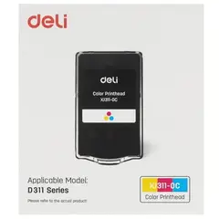 Печатающая головка XJ311-0C для водорастворимых цветных чернил для принтеров Deli 3 серии