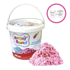 Песок для творчества"Angel Sand", 500 мл, цвет розовый