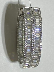 Конго (серьги из серебра)