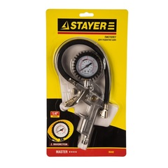 STAYER 15 бар, пистолет для подкачки шин (06482)