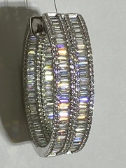 Конго (серьги из серебра)