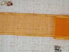 Лента капрон для бантов с метанитом, ш. 7,5 см