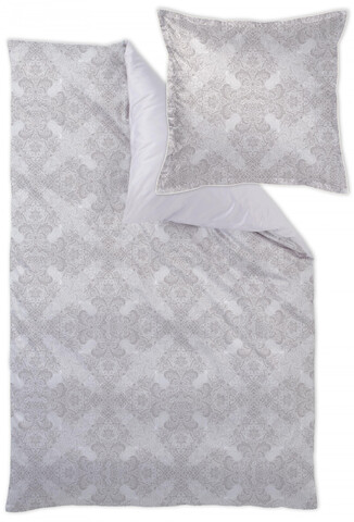 Постельное белье 2 спальное евро Curt Bauer Shirley 9007 taupe бежевое