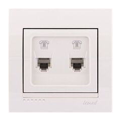 DERIY 702 0202 138 Розетка 2-ая телефон.бел