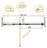 Душевая дверь в нишу Cezares VARIANTE-B-1 VARIANTE-B-1-120/130-C-Cr